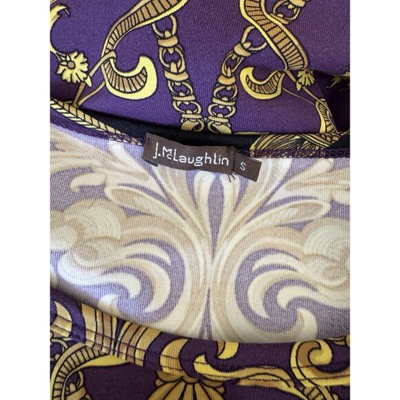 J. McLaughlin Top Catalina Cloth T Shirt Equestrian Old Money Preppy Size Small - Picture 5 of 7